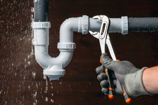 Professional Plumbing technician working in Wells, ME